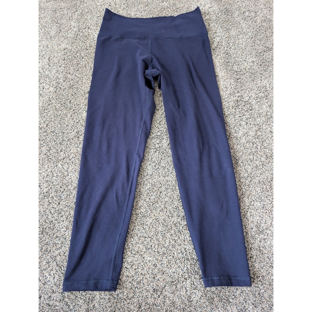 OFFLINE by Aerie The Hugger Leggings Navy Blue High Rise Crossover Back Large